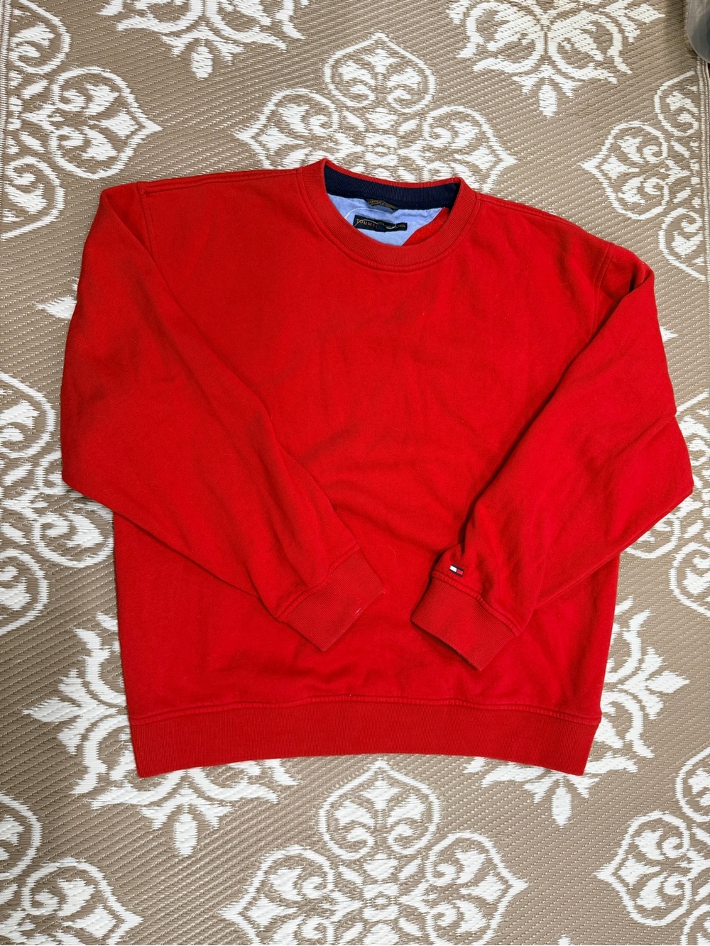 Tommy Hilfiger Red Crewneck Sweatshirt